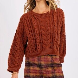 Louisa Cable Knit Sweater